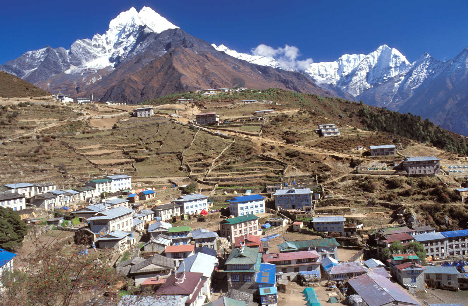 Image Kala Pattar et Camp de base de l'Everest