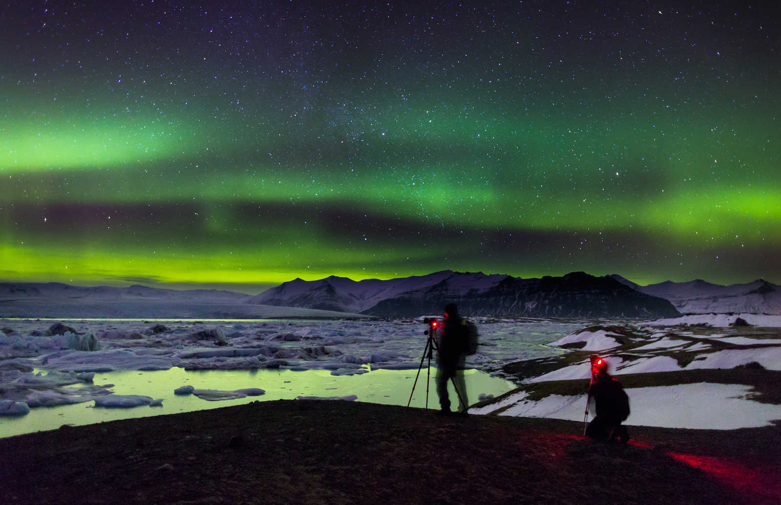 Image reveillon en islande aurores boreales et multi activites