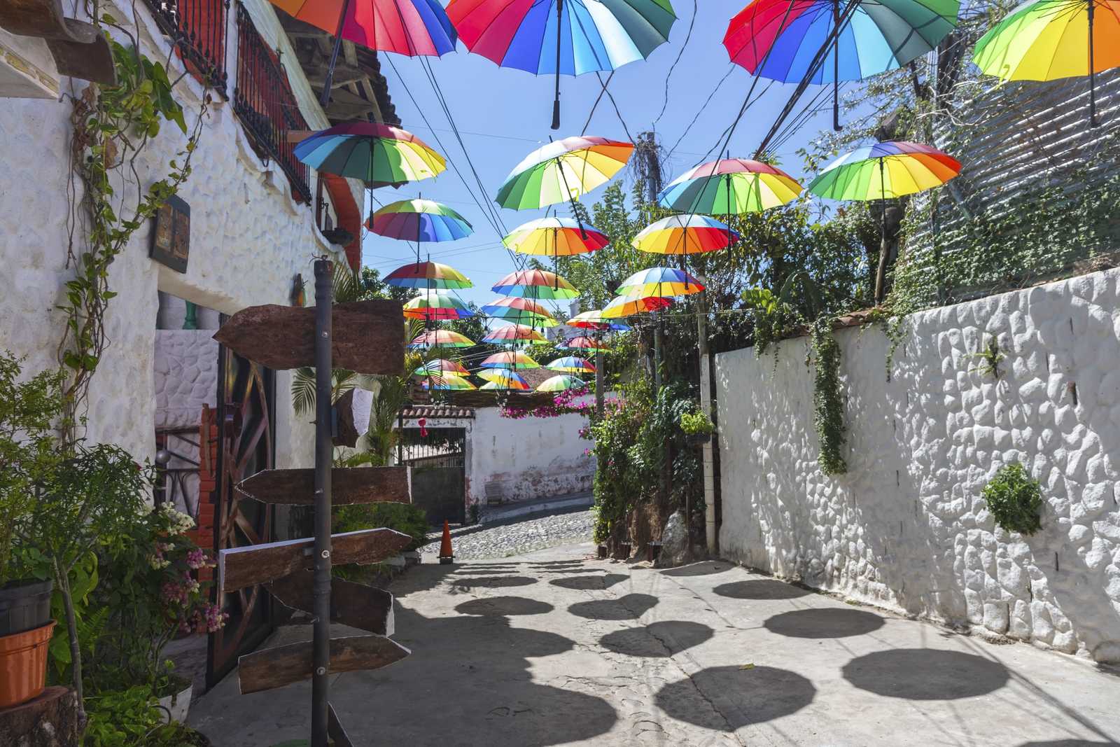 old-cobblestone-residential-street-in-central-american-town-of-suchitoto © Autumn Sky