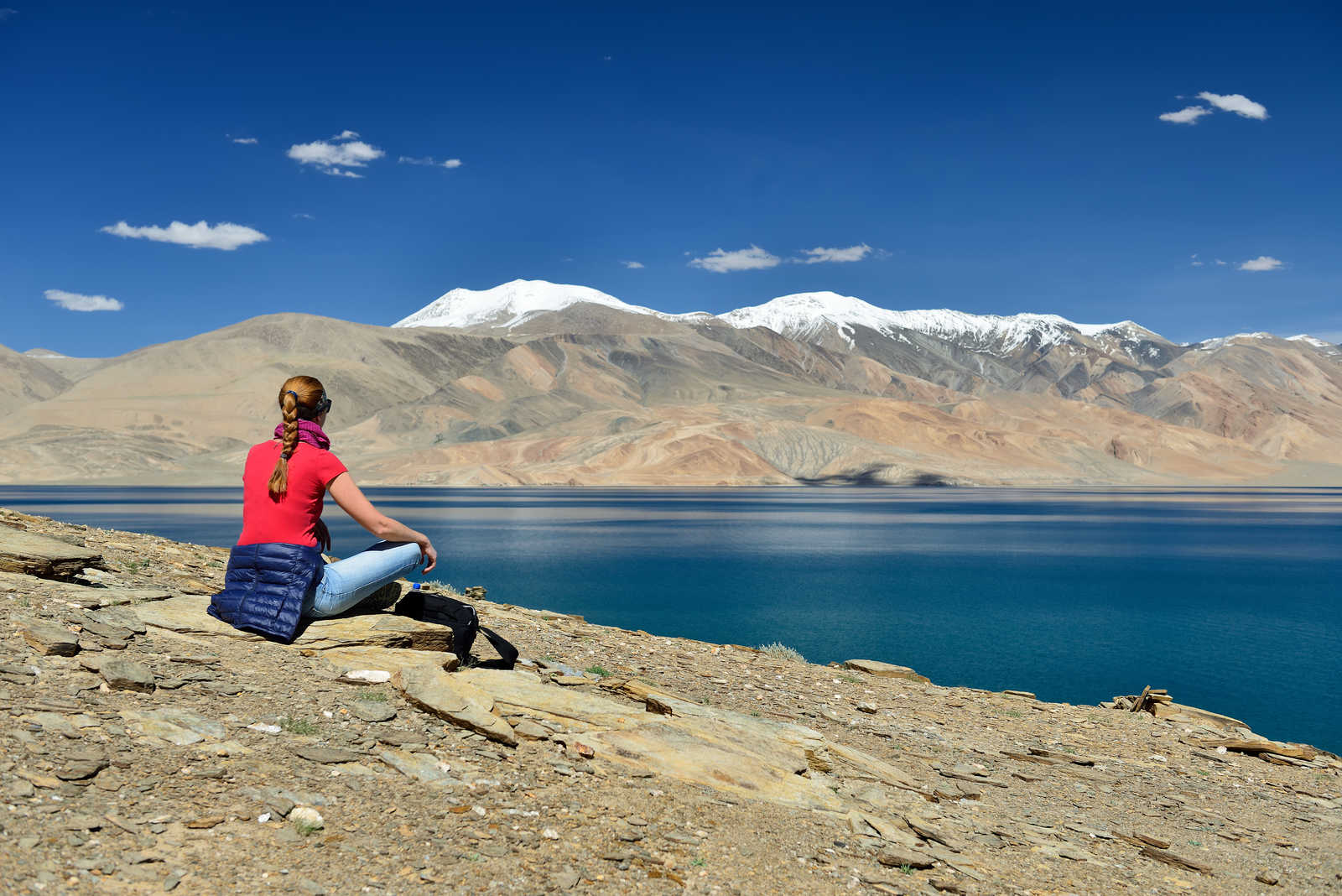 Pause au Lac Tso Moriri, Ladakh, Inde himalayenne © Rafal Cichawa