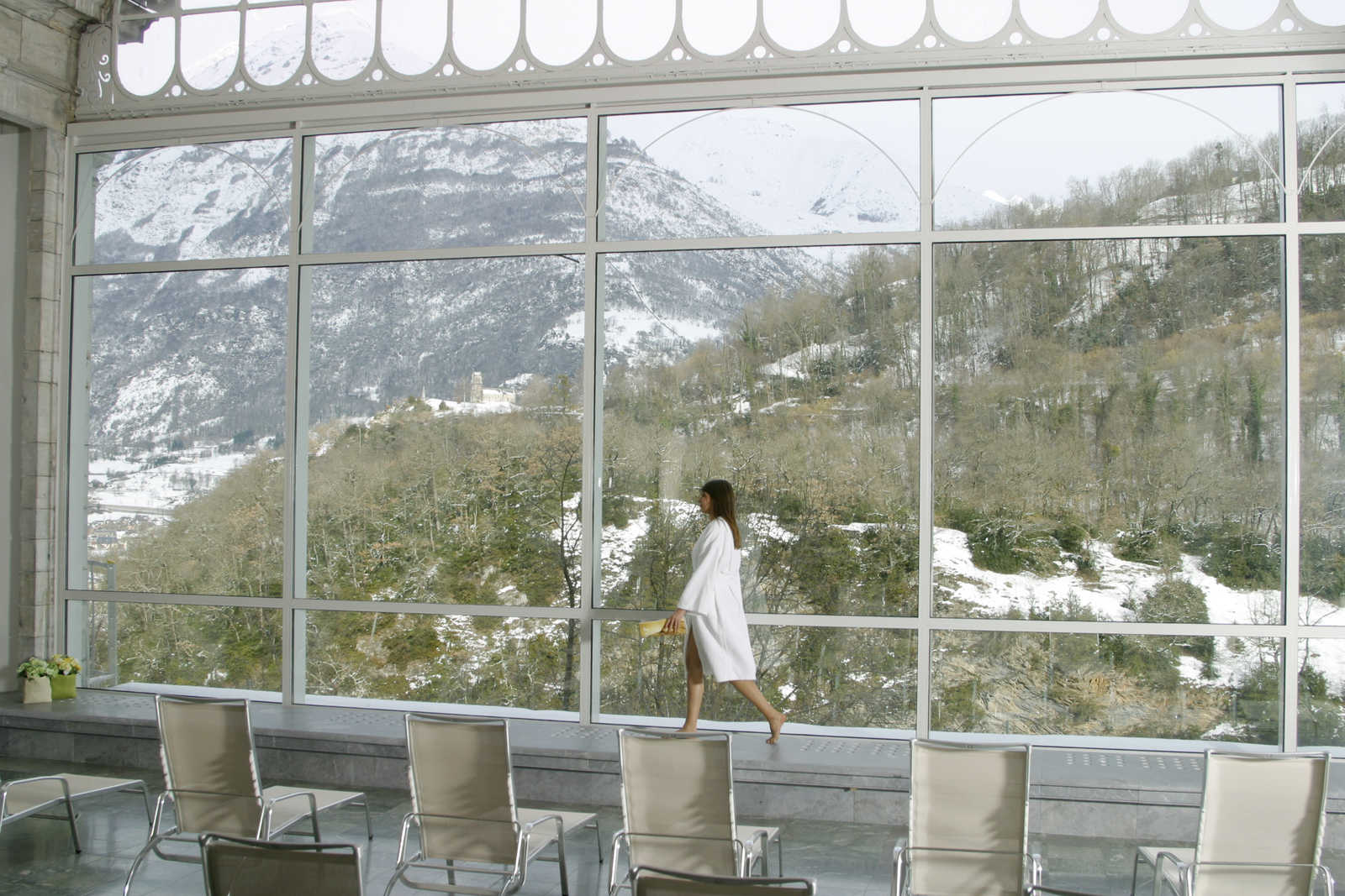 Pause détente aux thermes de Luz © Serano David