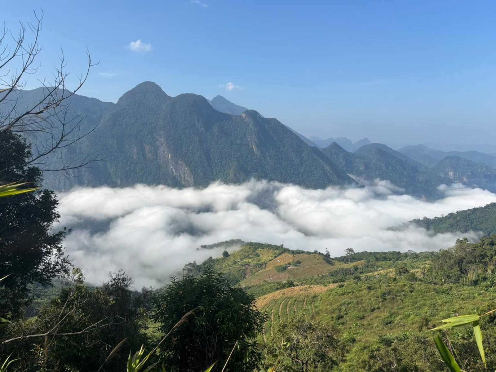 Paysage dans le nord du Laos © Bo