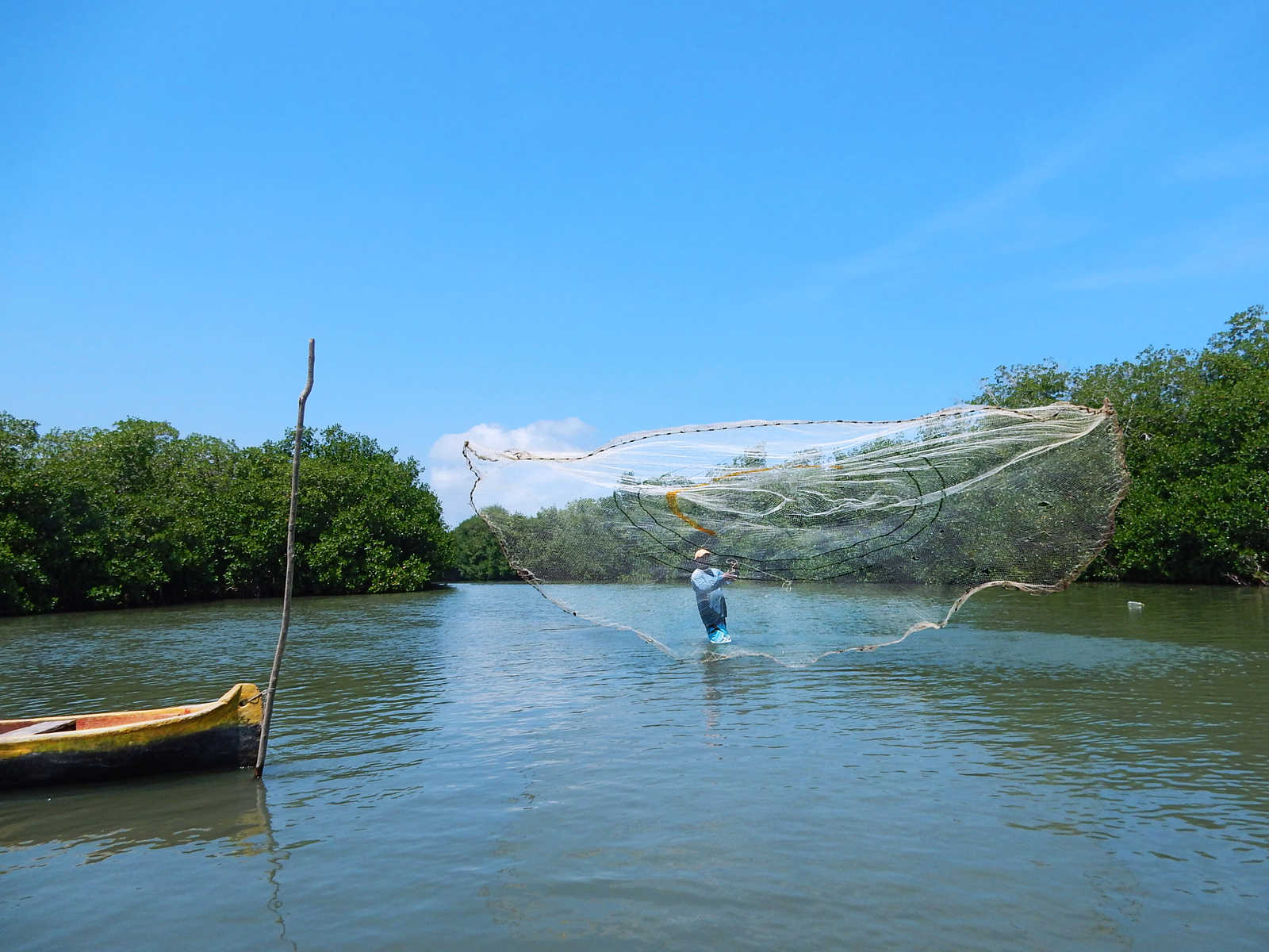 Pécheur à la Boquilla en Colombie © Pixeltheater