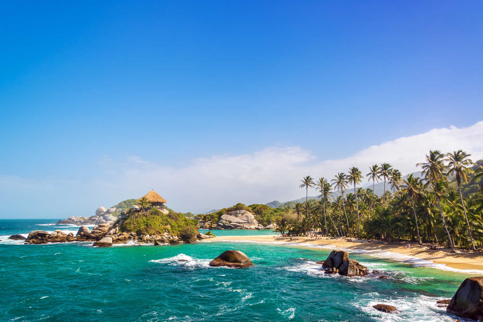 Plage paradisiaque de Cabo San Juan au Parc Tayrona © Jkraft5