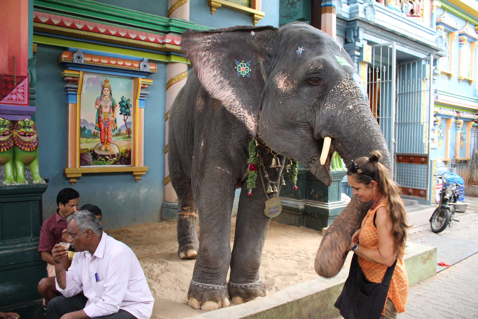 pondichery temple manakula vinayar koil ganesh en Inde © Bonnemaison Olivier