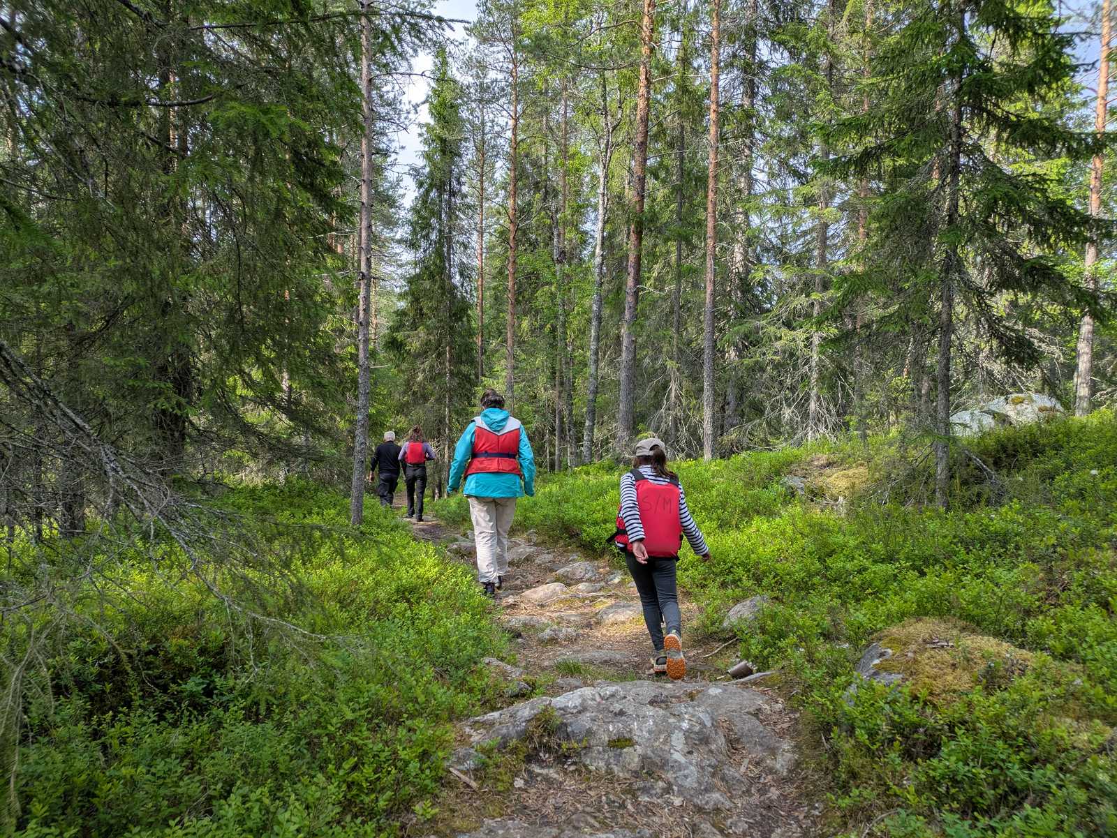 Raid canoé sur 2 jours avec bivouac en Finlande © Liegard Emilie