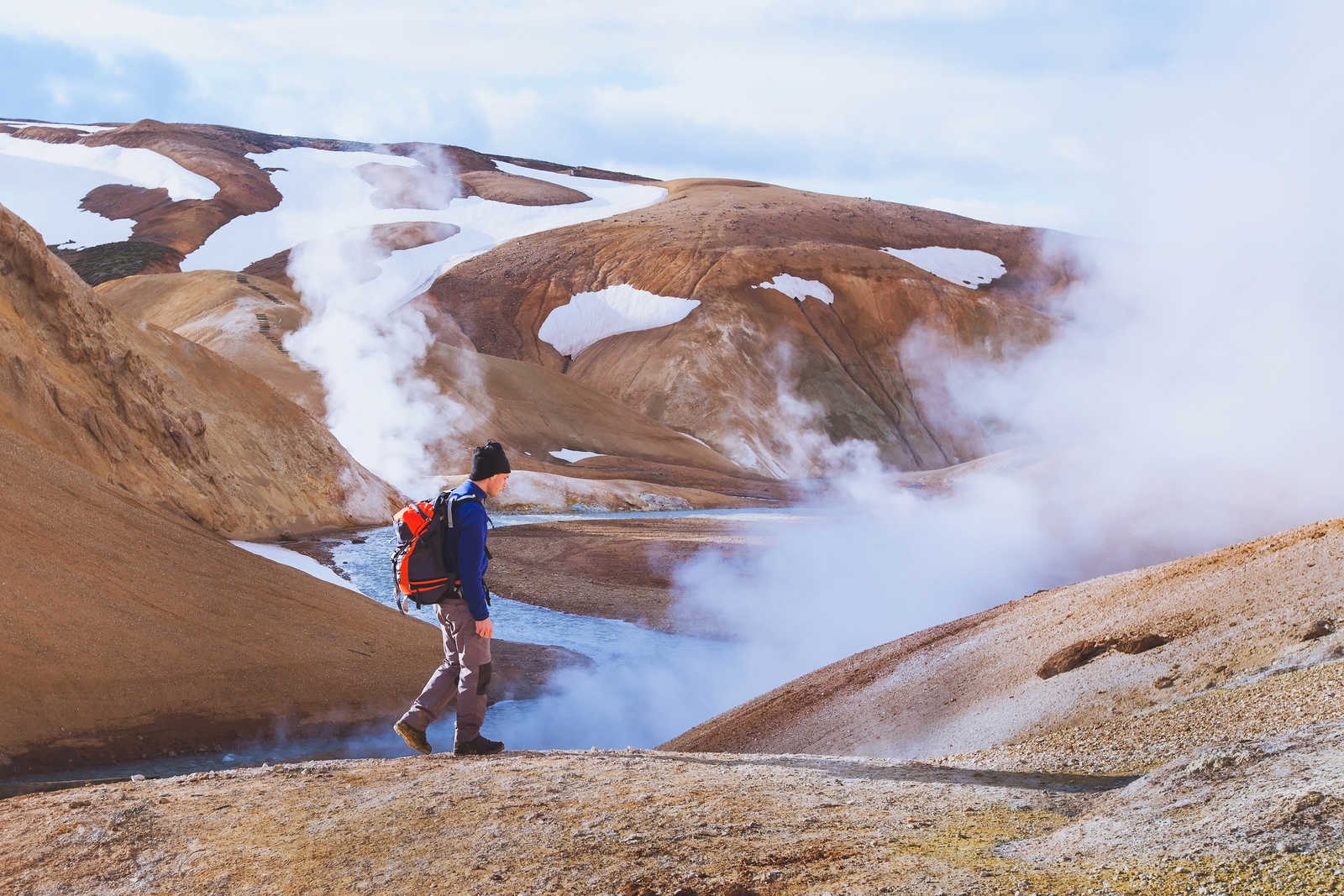 Randonnée à Landmannalaugar, Islande © Shutter Stock
