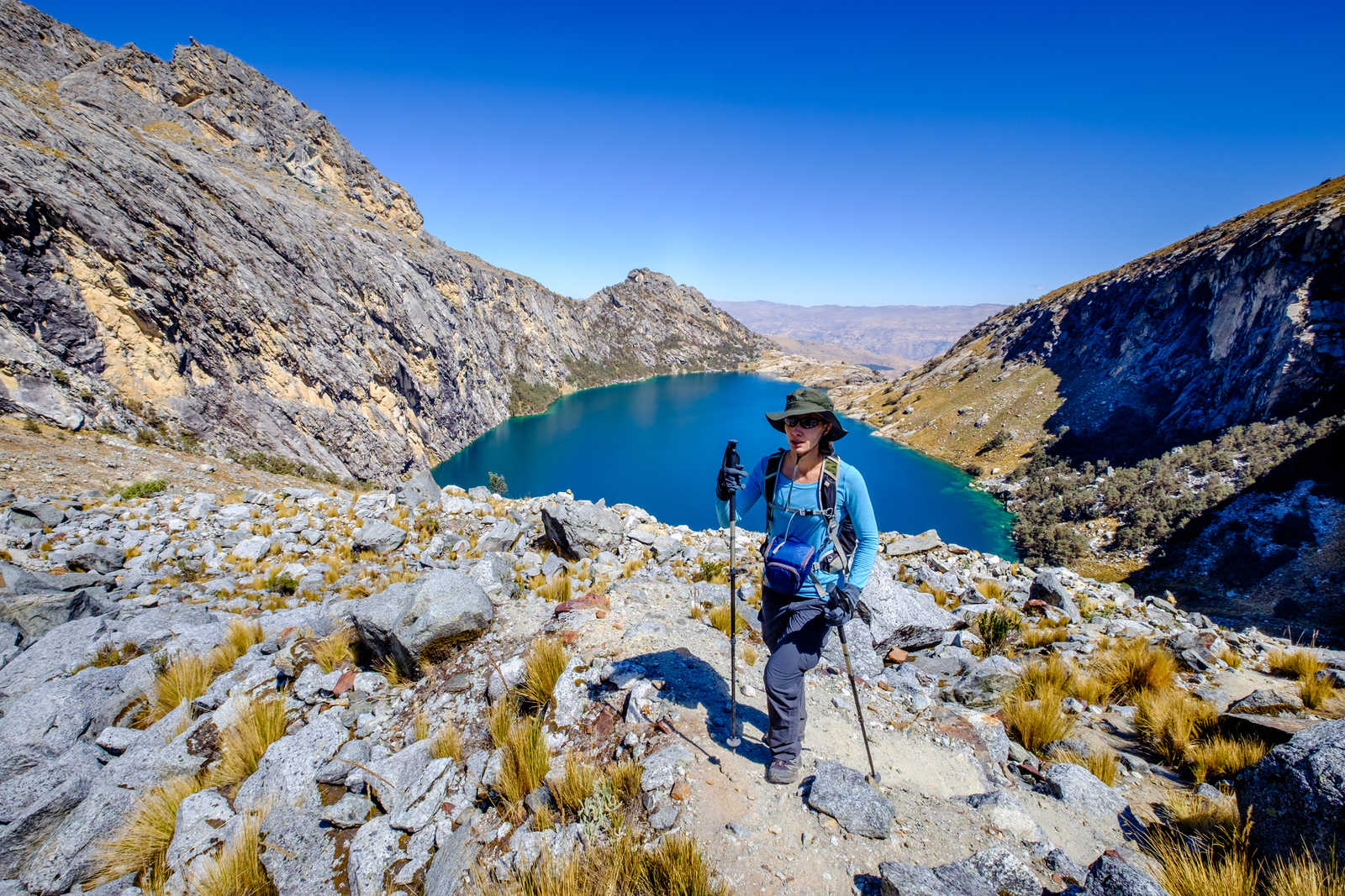 Randonnée au Lac Churup dans la Cordillère Blanche, Pérou © Oliclimb