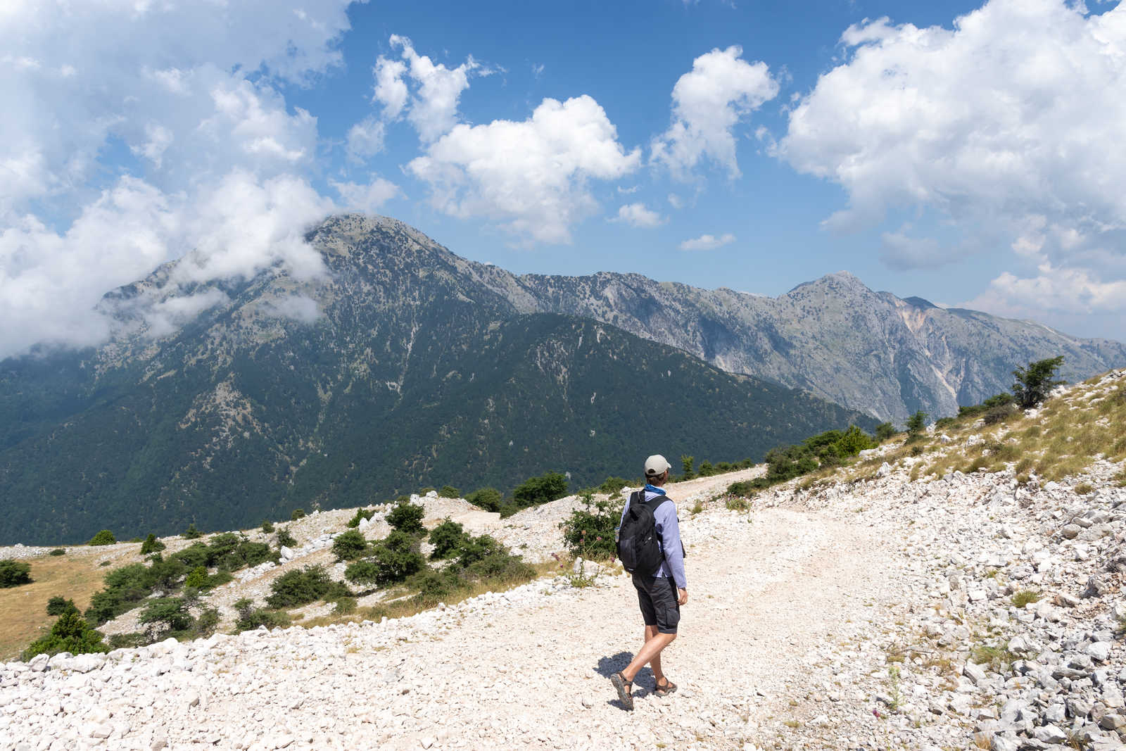 Randonnée dans le parc national de Llogara en Albanie © Suzanne Plumette
