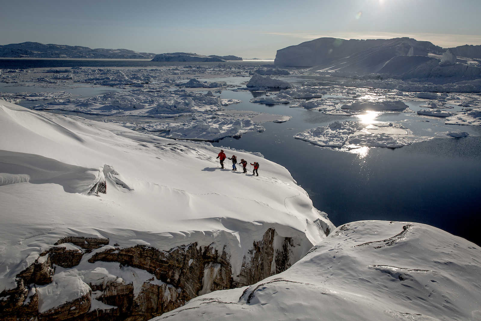 Randonnée raquettes au groenland l'été © Visit Greenland