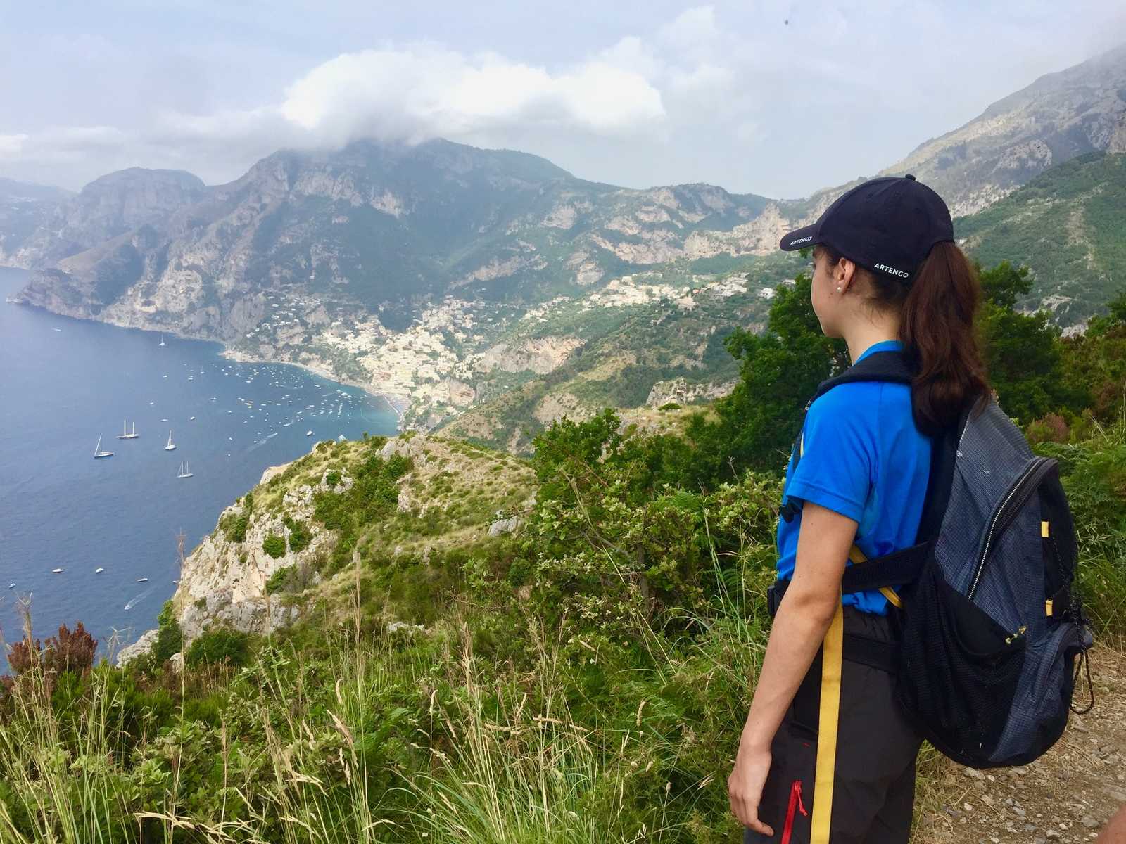Randonnée sur la côte amalfitaine en Italie © Martin Laprade Alexandra