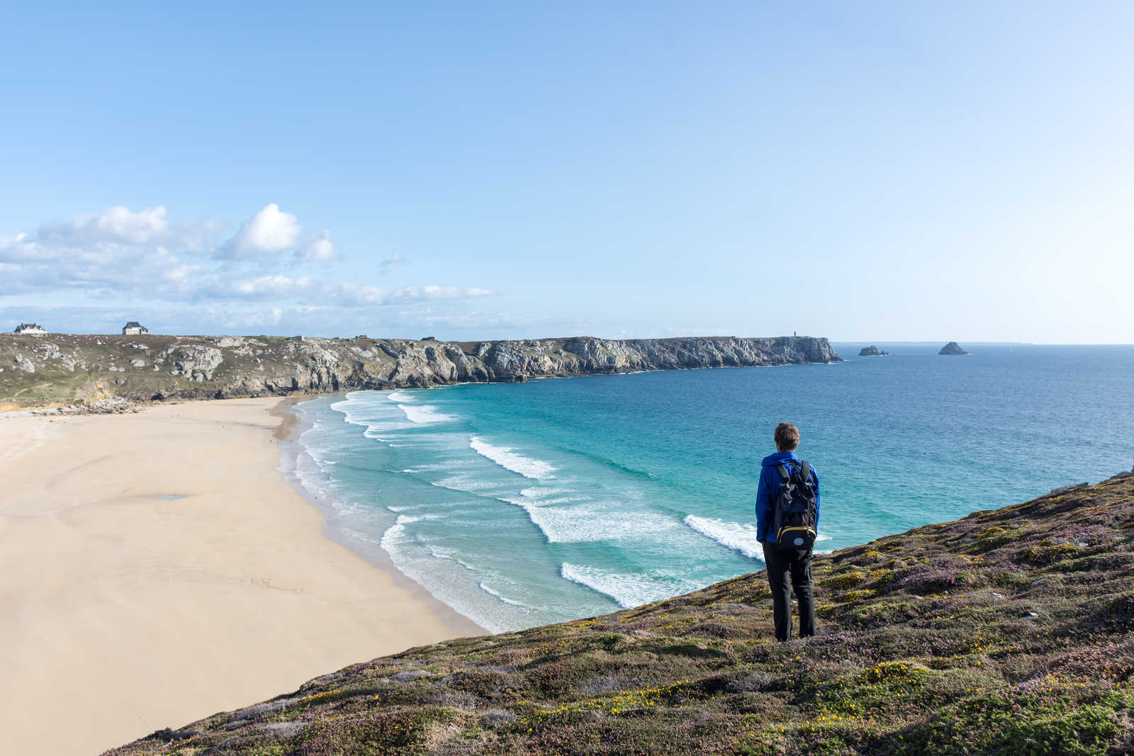 Randonnée sur le sentier des Douaniers, Crozon, Finistère © Plumette Suzanne