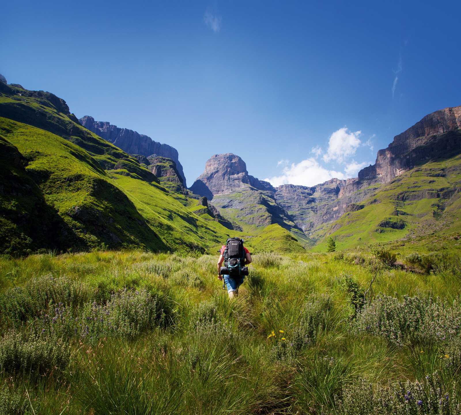 Randonnées dans les montagnes du Drakensberg © ---