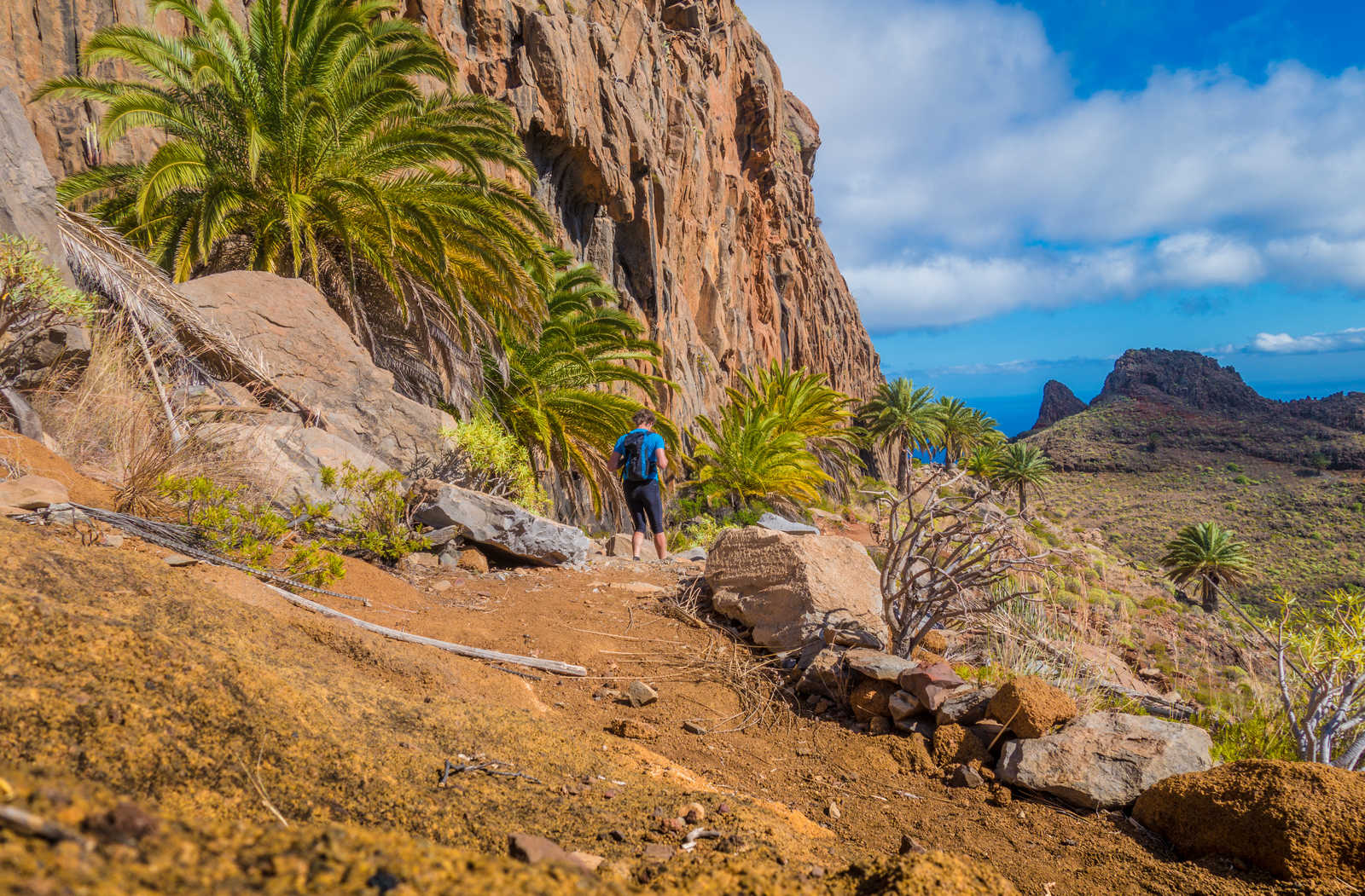 Randonneur à Gran Canaria aux Canaries © Jfl Photography