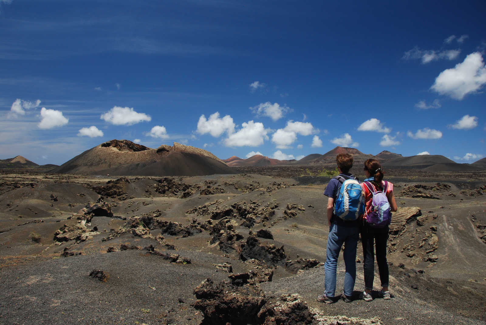 Randonneurs à Gran Canaria aux Canaries © Ariane Citron