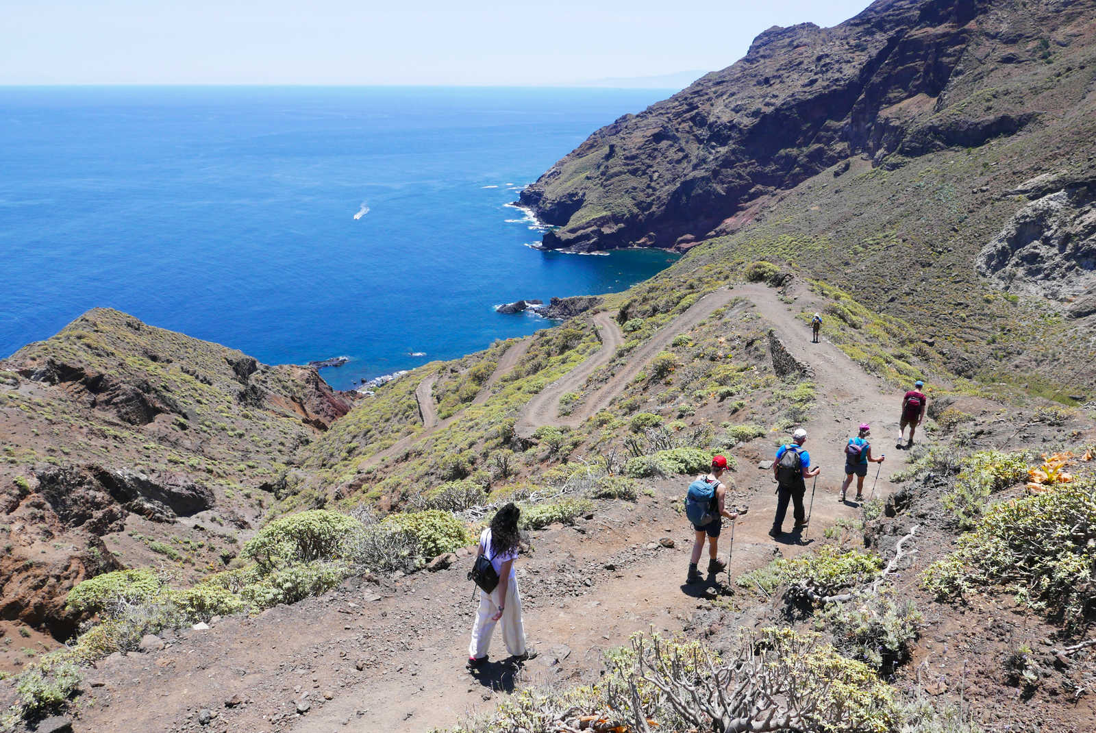 Randonneurs dans le Parc rural Anaga, Tenerife © Drieux Fanny