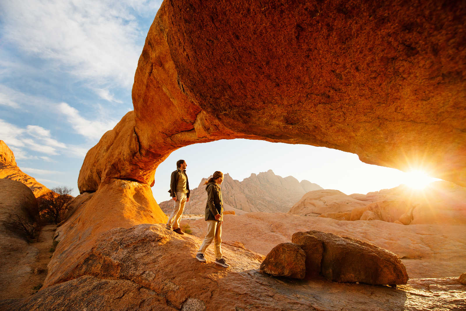 Randonneurs en Namibie © Blueorange Studio