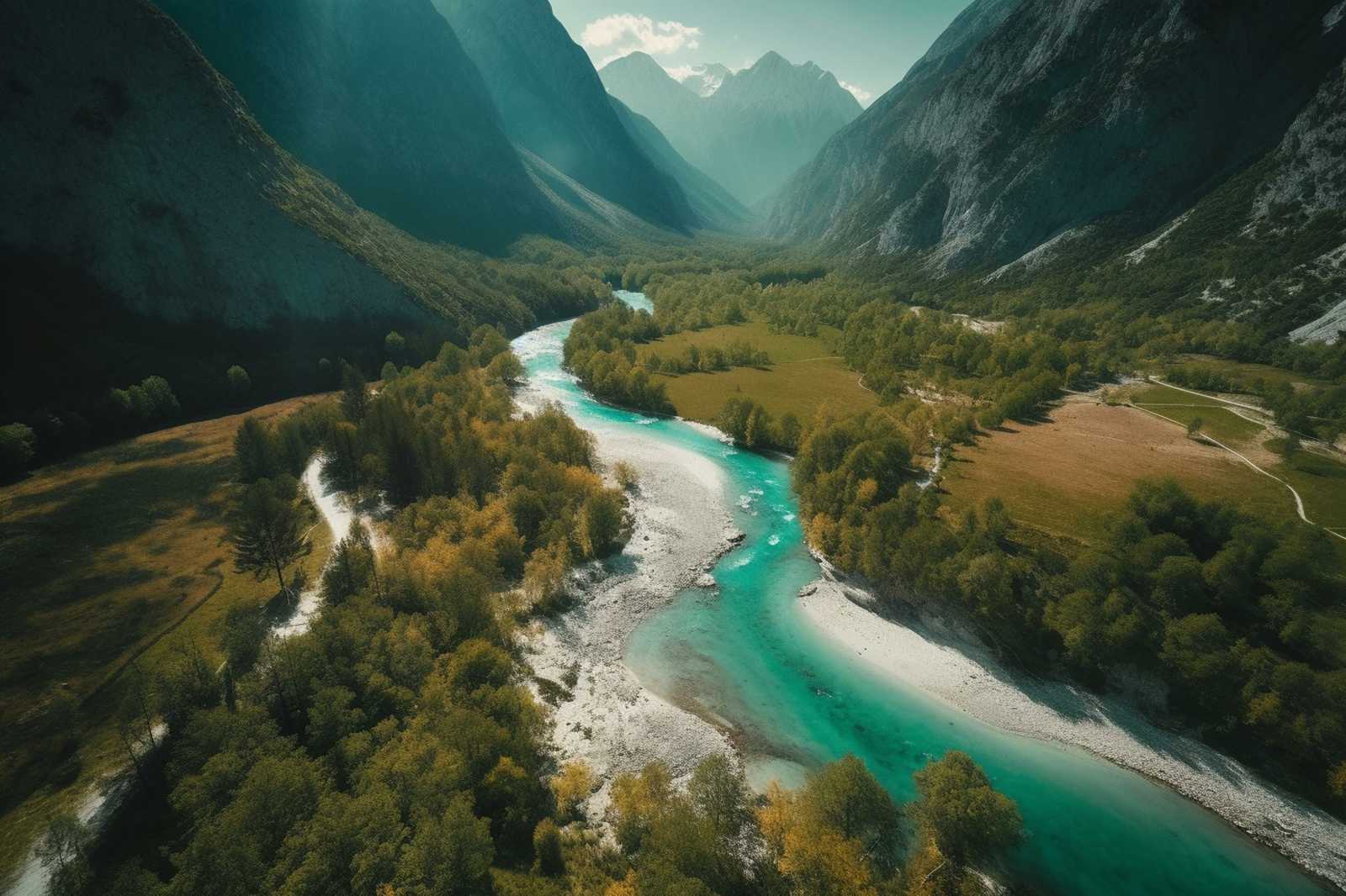 rivièere à valbona valley en albanie © Adobestock