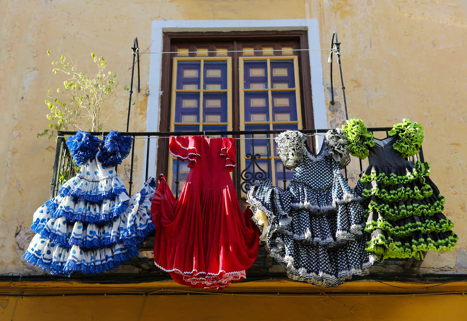 Robe flamenco en Andalousie, Espagne © Jorsivo