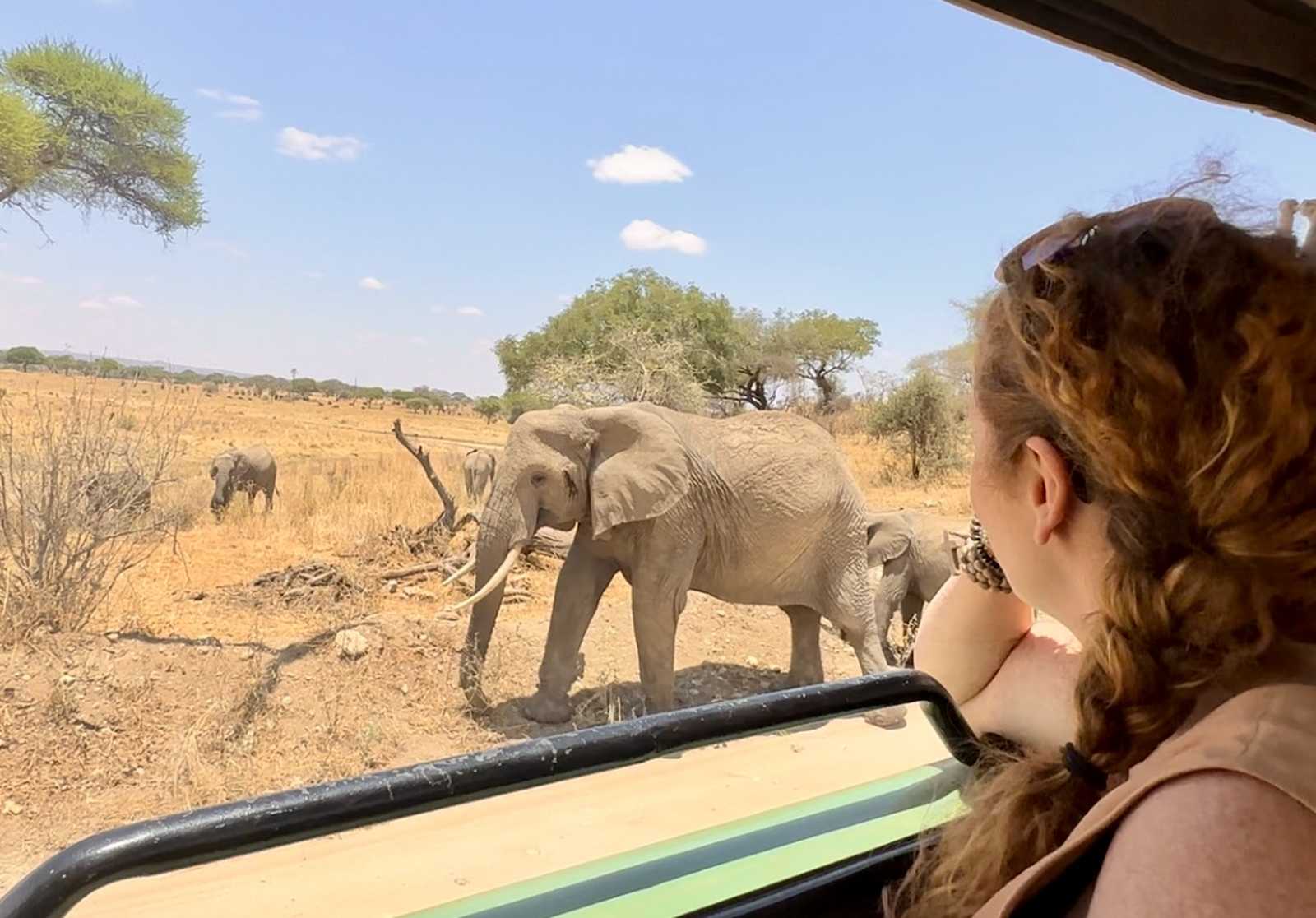 Rosa, une voyageuse lors d'un safari en Tanzanie © Milhazes Rosa