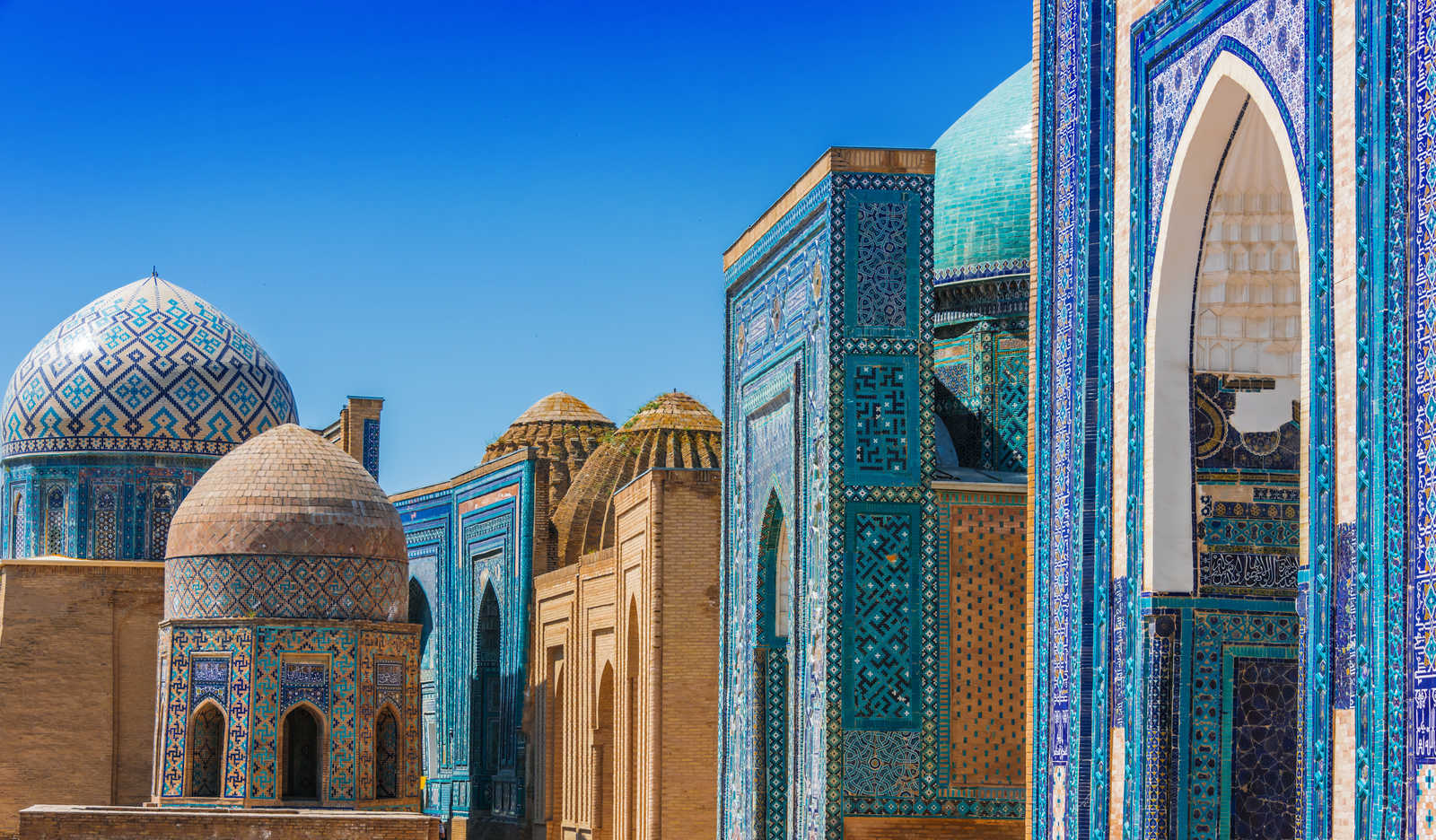 Shah-i-Zinda, une nécropole à Samarkand, Ouzbékistan © Monticellllo