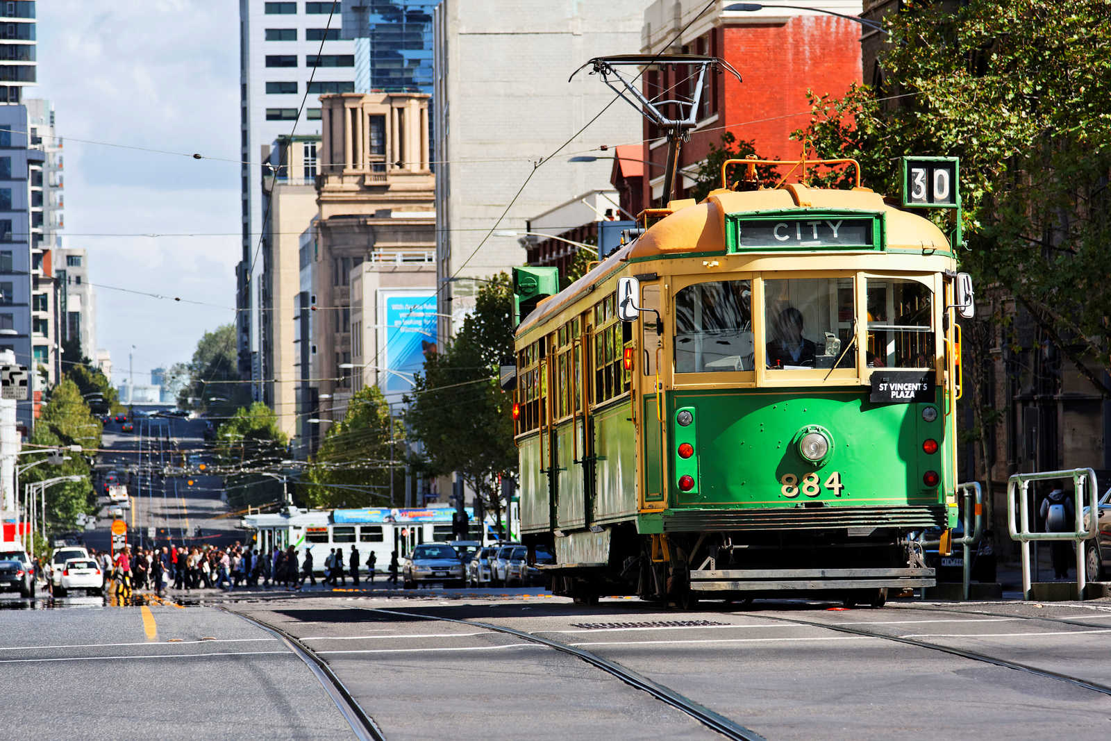 Strassenbahn à Melbourne © Fotobeam