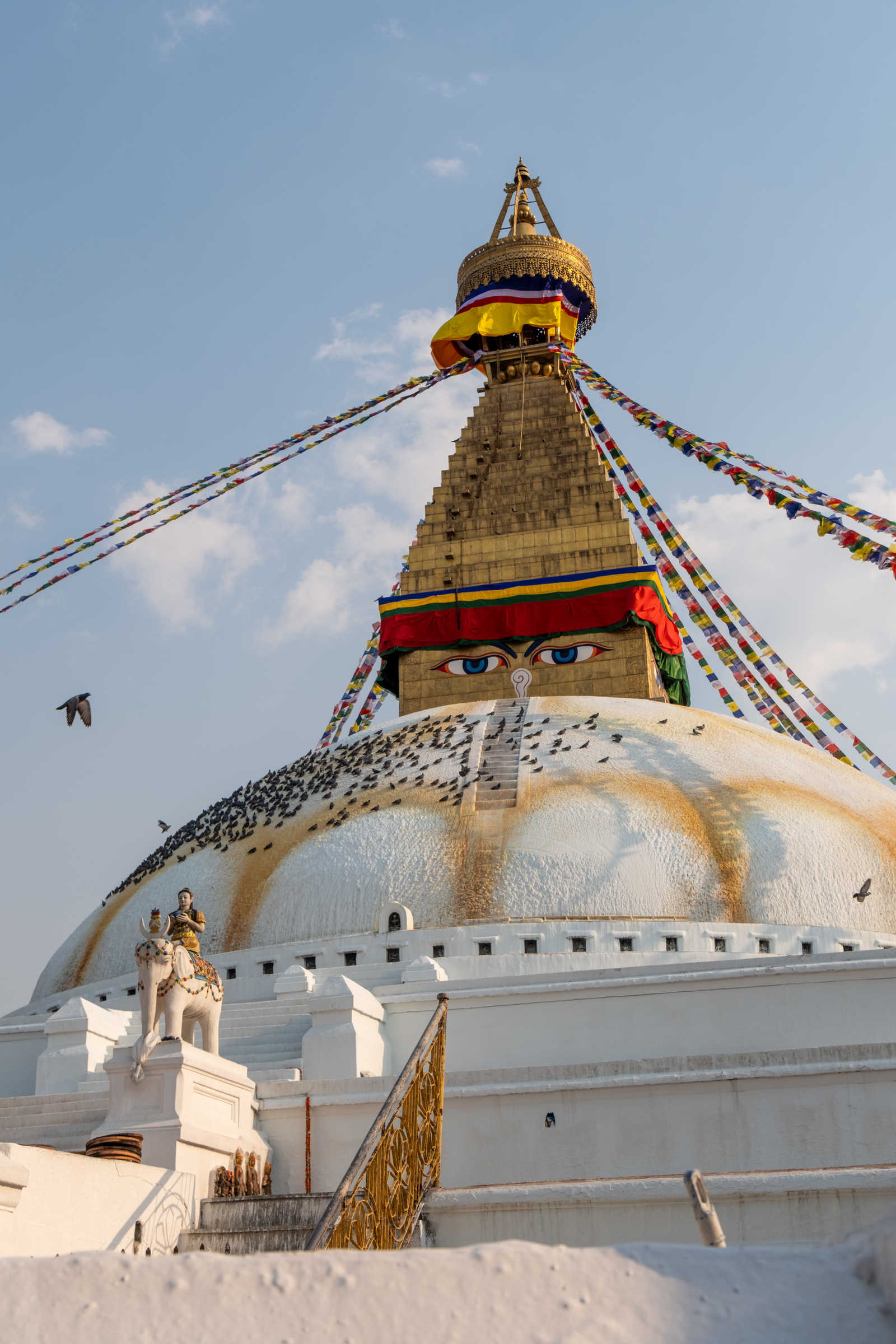 Stupa de Bodnath à Katmandou au Népal © Quillévéré Yann