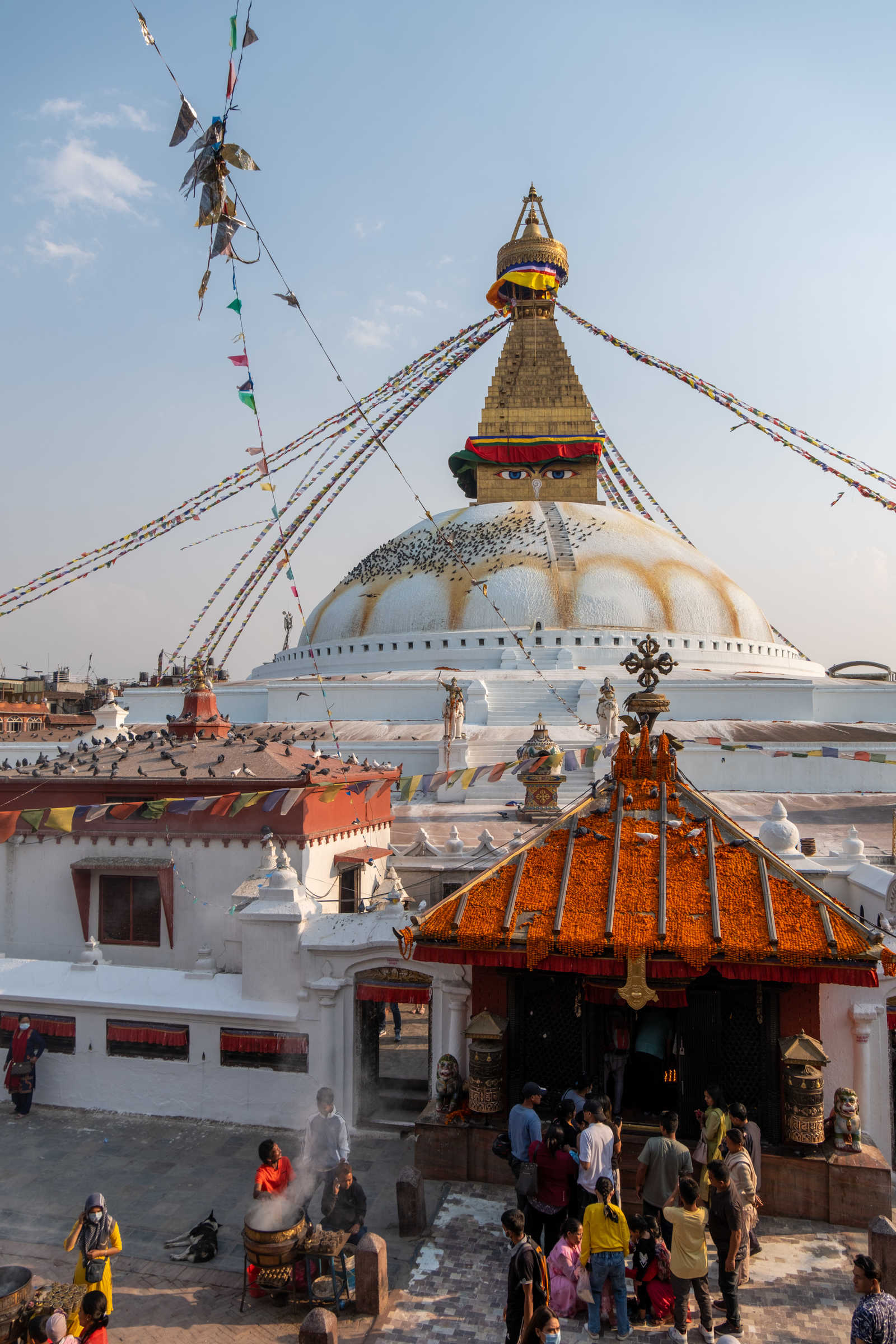 Stupa de Bodnath à Katmandou au Népal © Quillévéré Yann