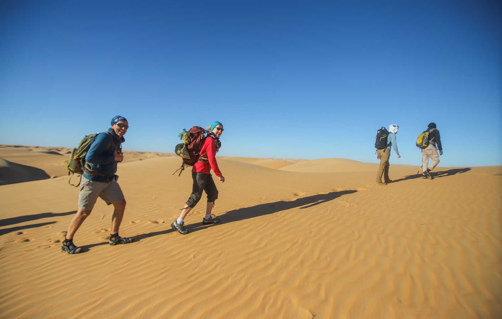 Trek dans le désert du Sahara en Mauritanie © Portier Rémi