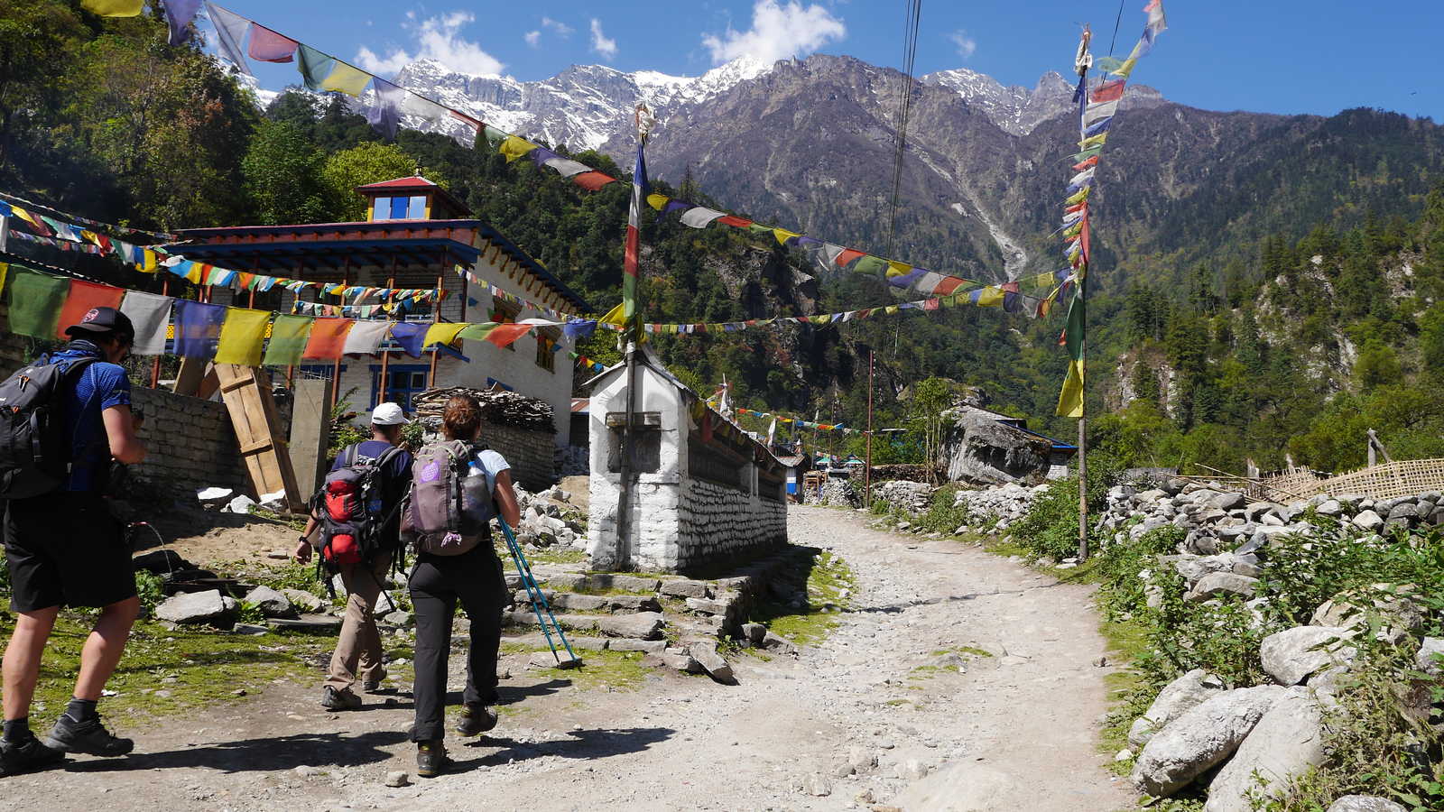Trekking dans la région des Annapurnas © Sinssaine Bertrand