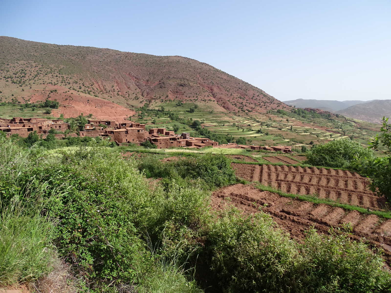 Vallée cultivée, Haut Atlas Central, Maroc © Jammet Mélanie