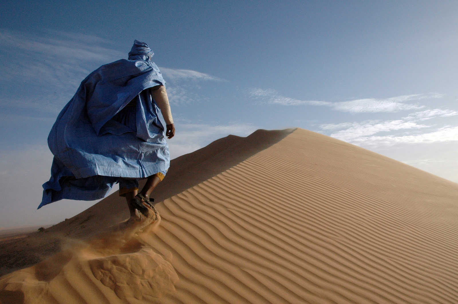 Vent et Daraa bleue, Mauritanie © Martin Laprade Nicolas