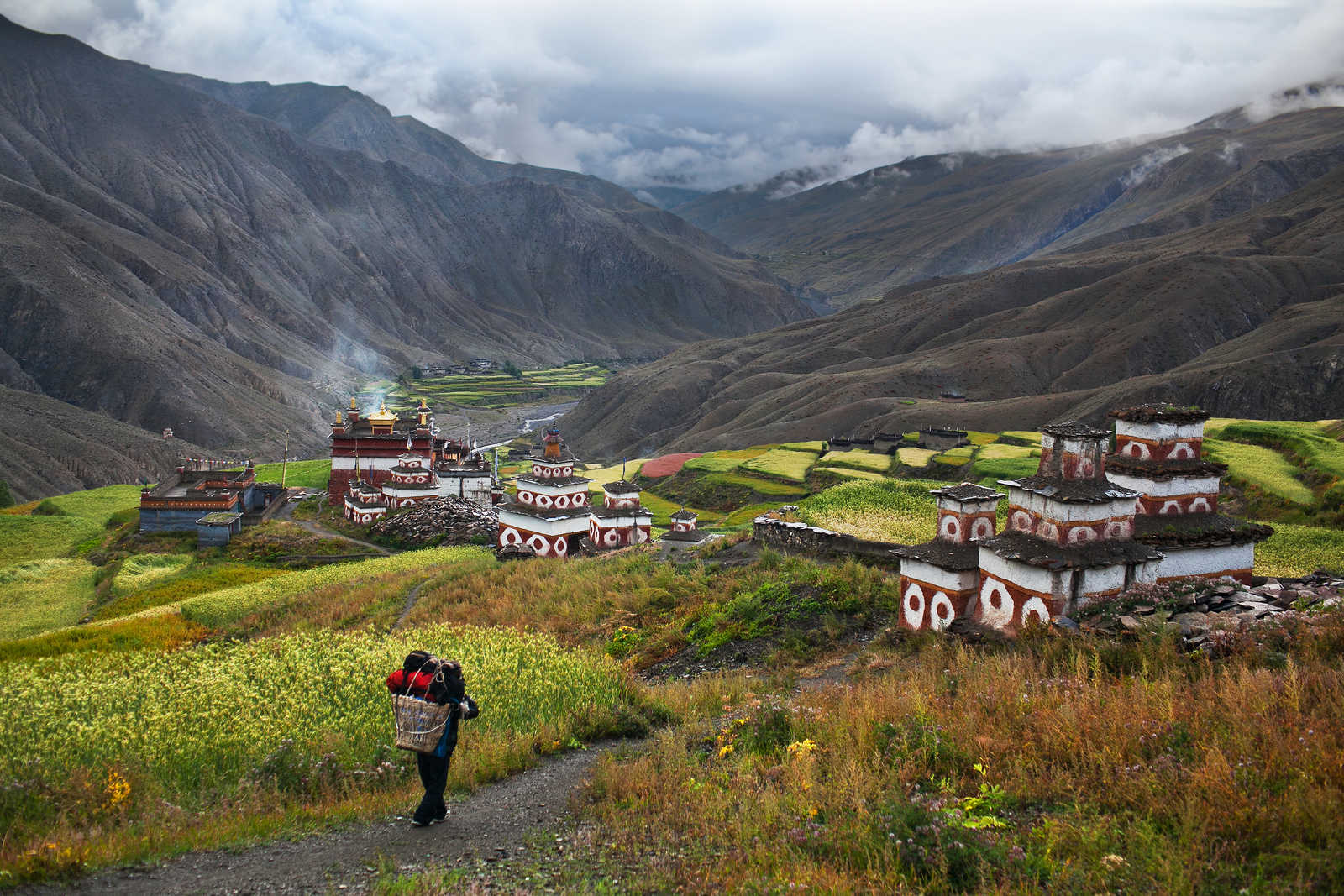 Village dans le Dolpo au Népal © Zzvet