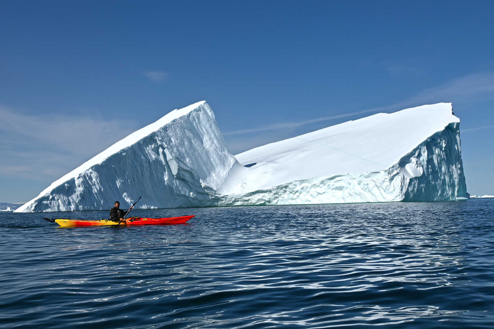 Rando kayak dans la Baie de Disko © Martin Grégory