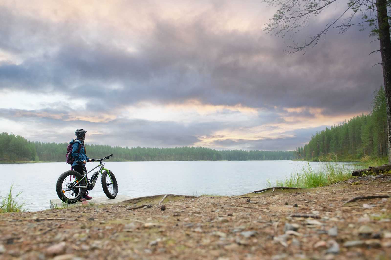 VTT à Hossa en été © Lallemand Sophie