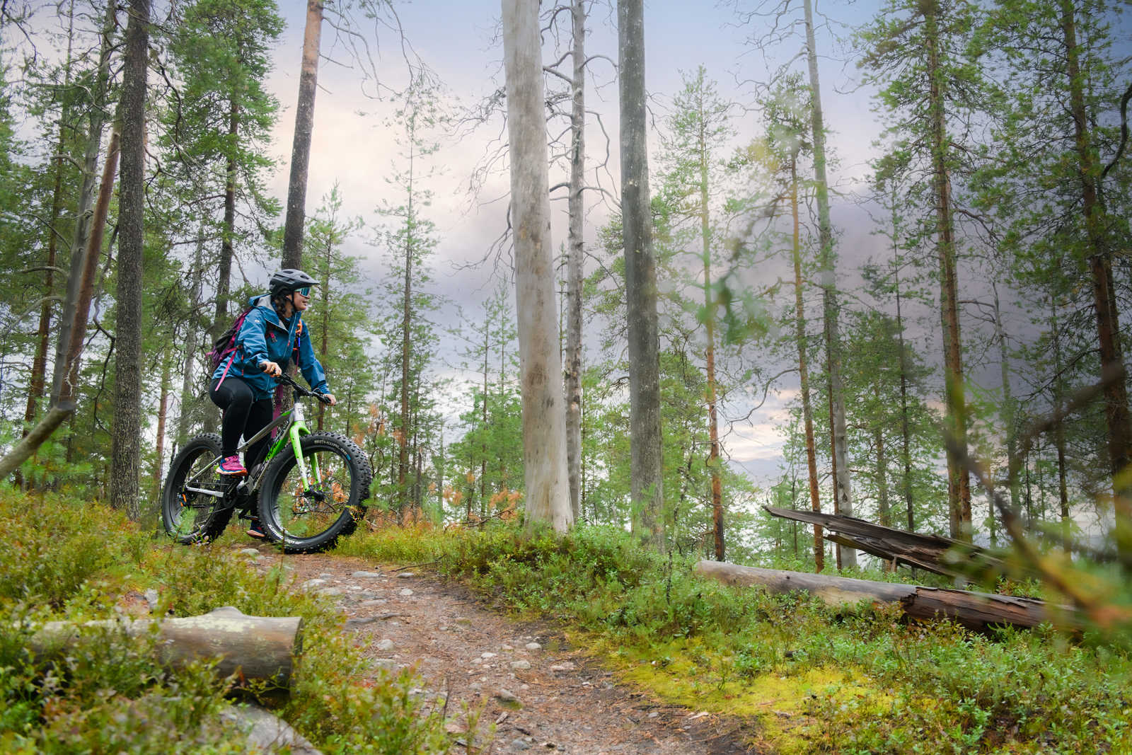 VTT à Hossa en été © Lallemand Sophie