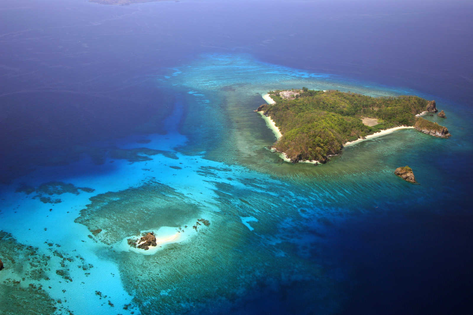 vue aérienne de l'ile Palawan une ile des Phillipines © OT PHILIPPINES