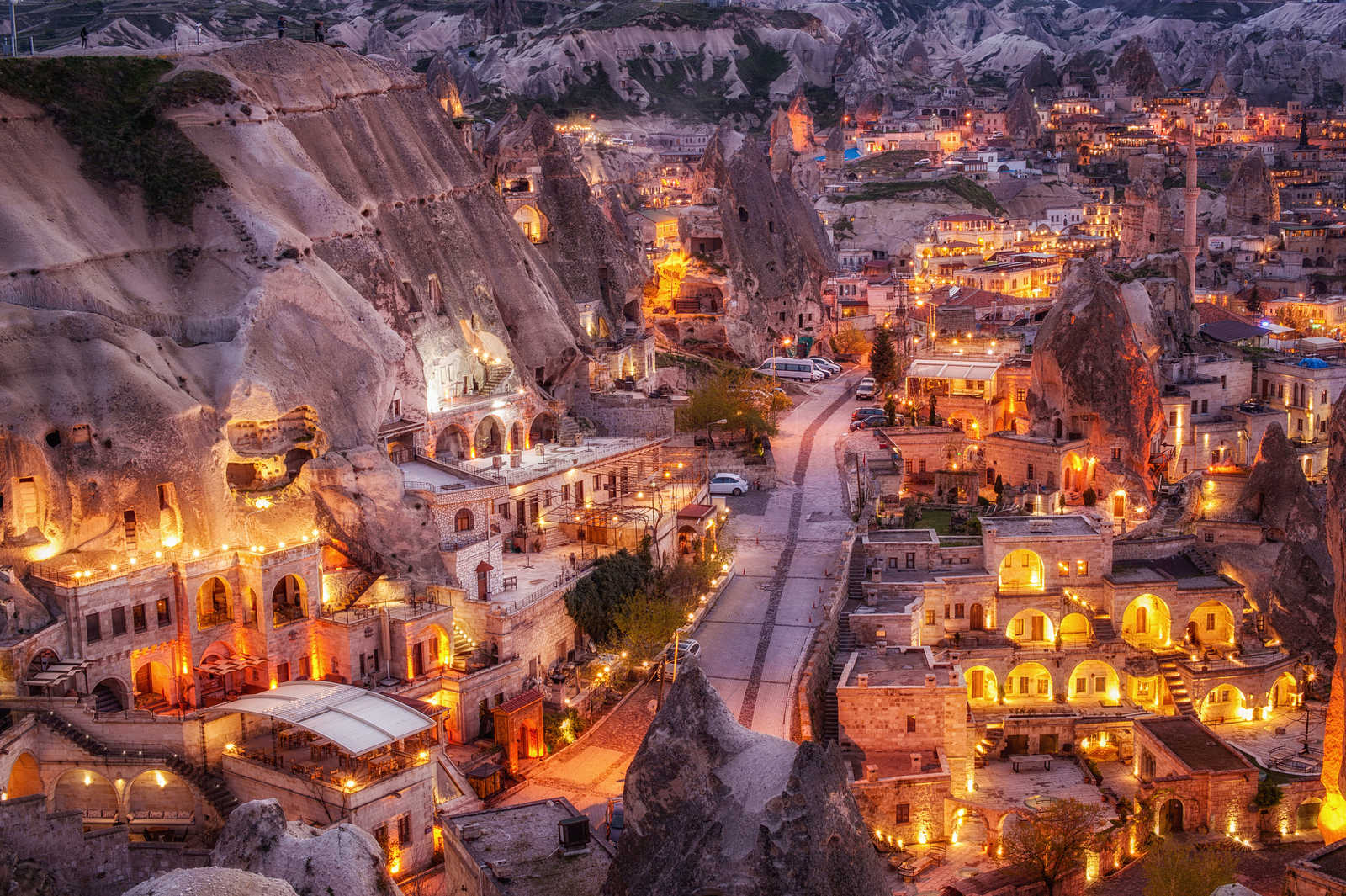 Vue de nuit de Goreme © Ver0Nicka