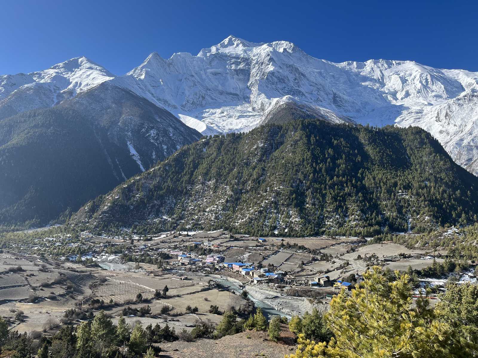 Vue sur Anapurna II © Le Borgne Dora