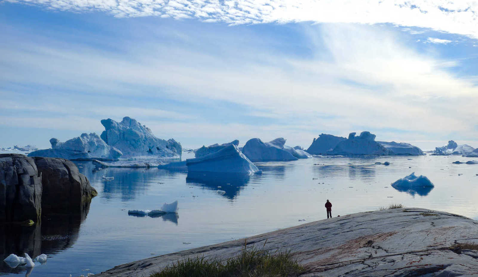 Vue sur la baie de Disko au Groenland © Guillôme Alisson