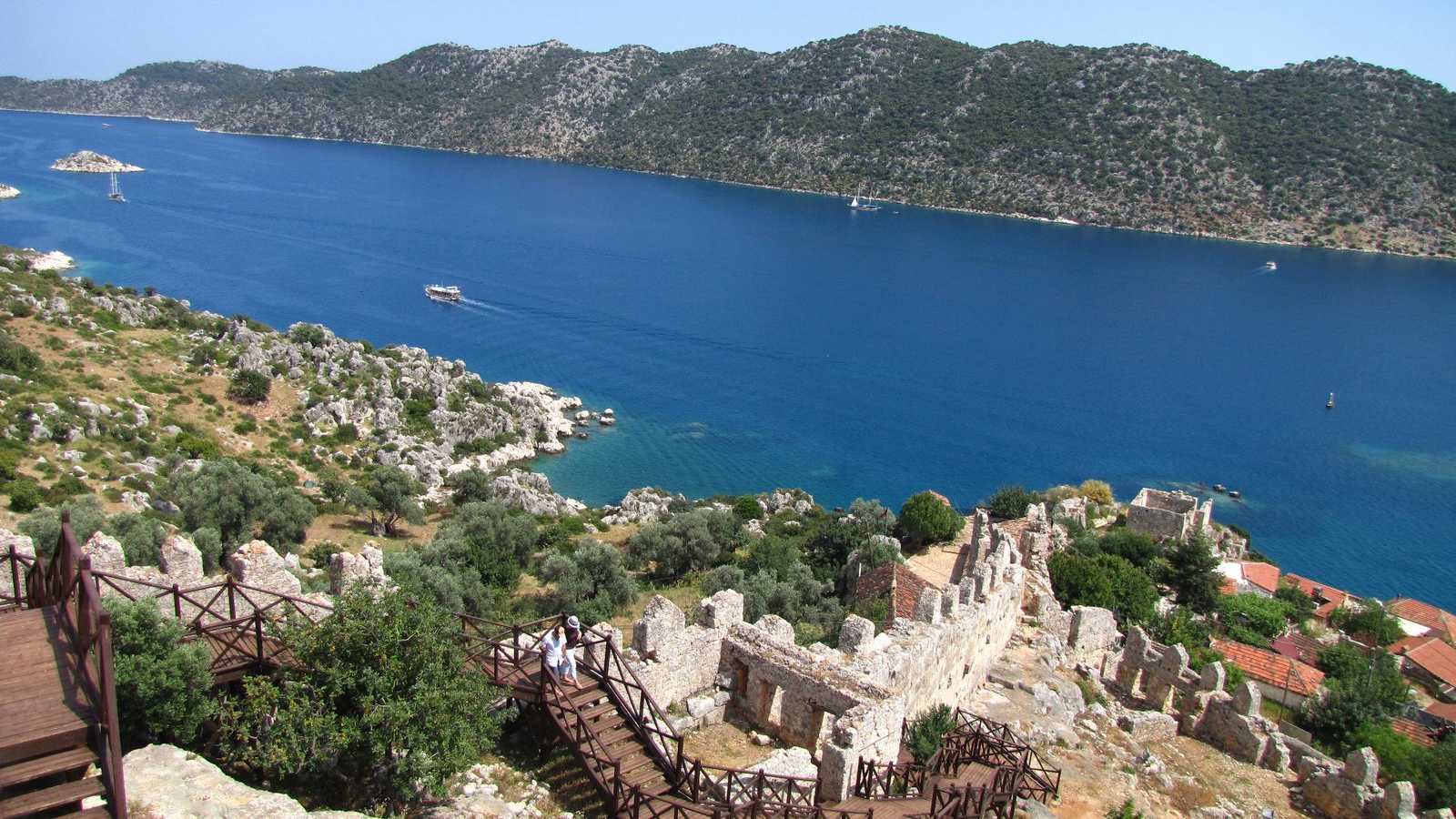 Vue sur la baie de Kekova en Turquie © SOBEK TRAVEL