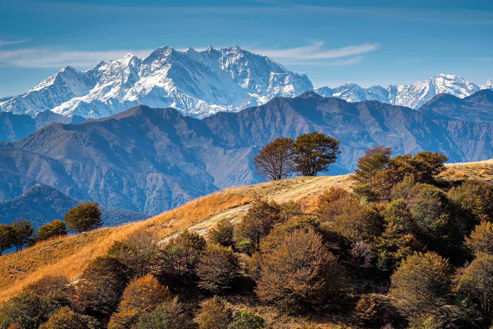 Vue sur le sommet du Mont Rose Par stefanopez © Stefano Pez