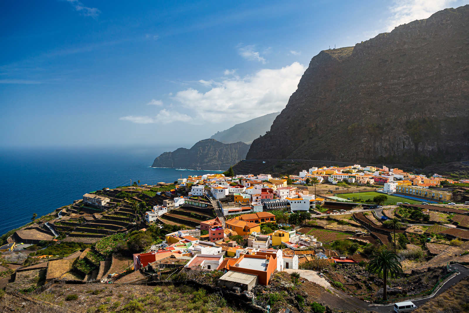 Vue sur San Sebastian de la Gomera aux Canaries © Kelin Sergey