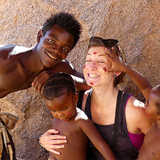 Katell en Afrique du Sud - © K. QUERE Katell en Afrique du Sud