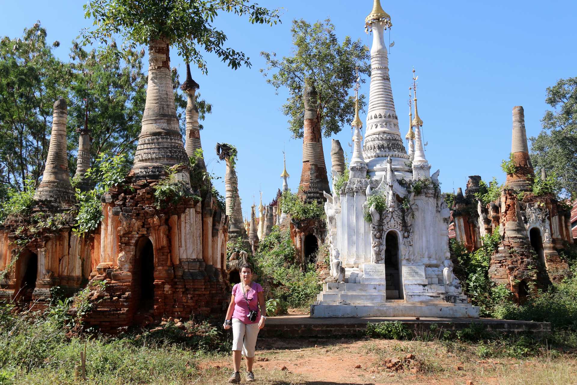 Balade sur le temple d'Indein - © Shakya Rajeev Balade sur le temple d'Indein