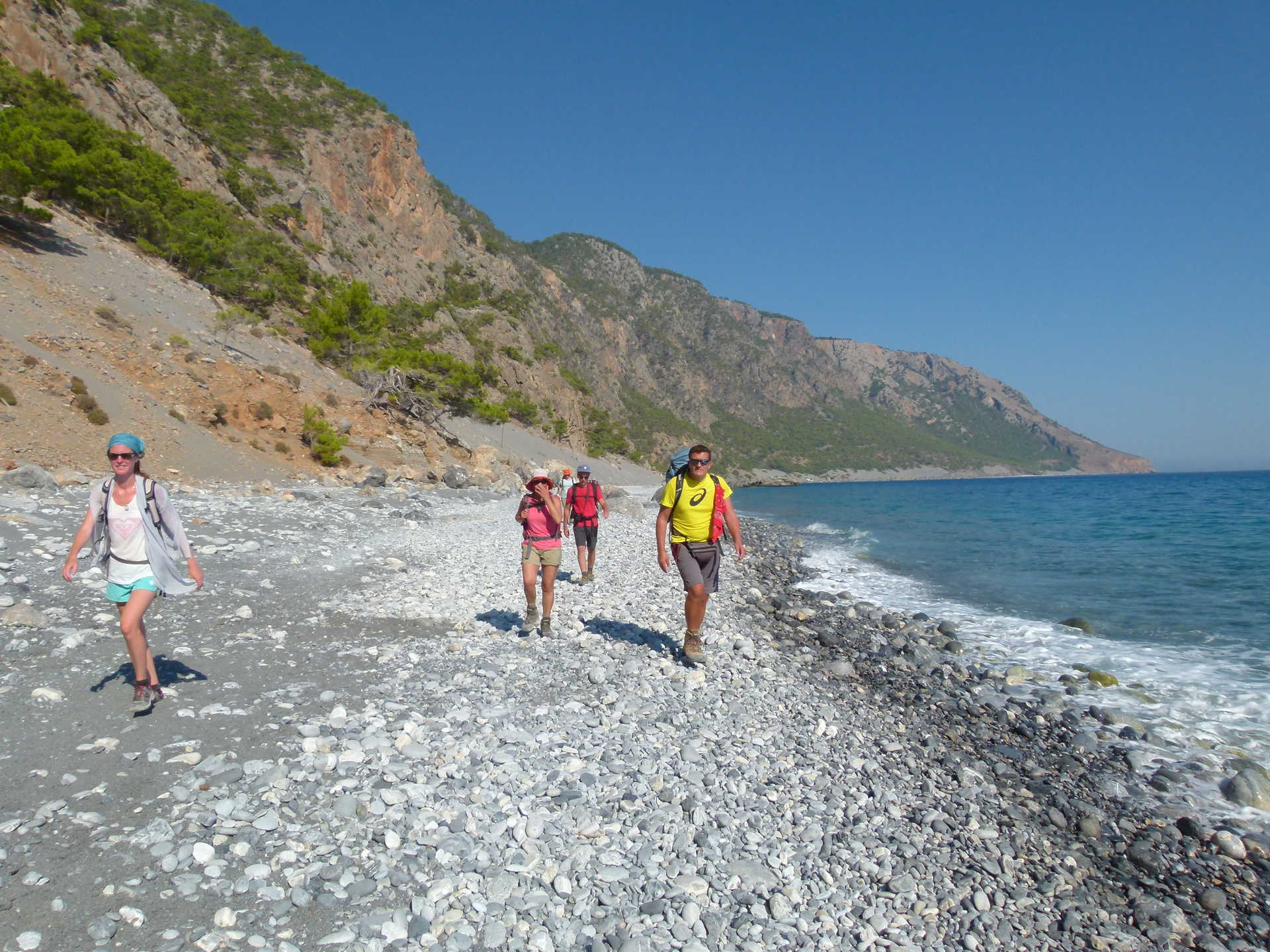 Crète, randonnée en bord de mer entre Loutro et Agia Roumeli