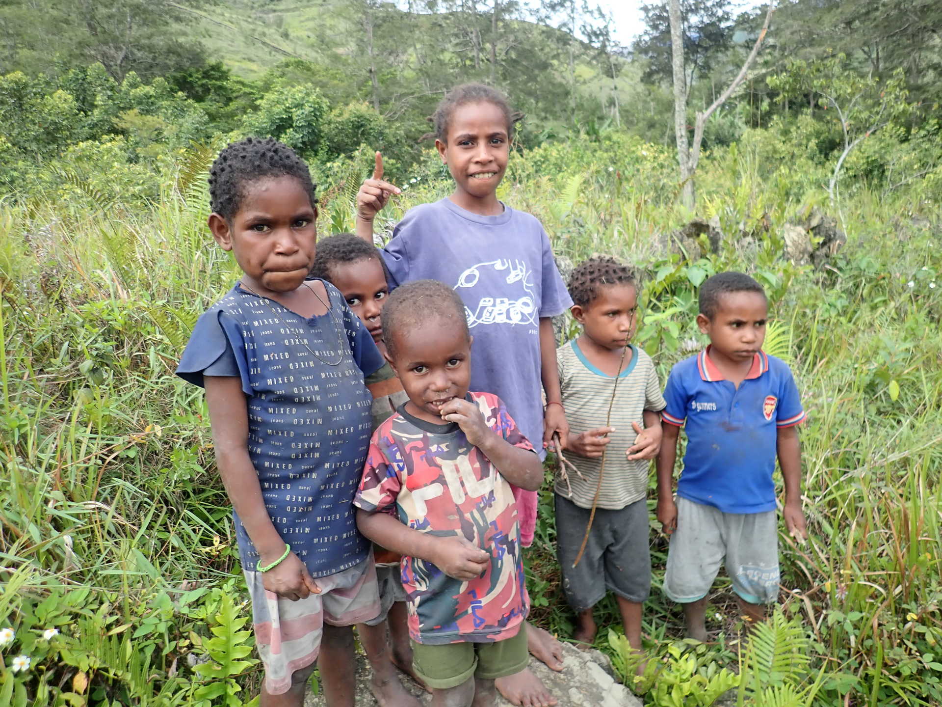 Enfants de la Papouasie occidentale