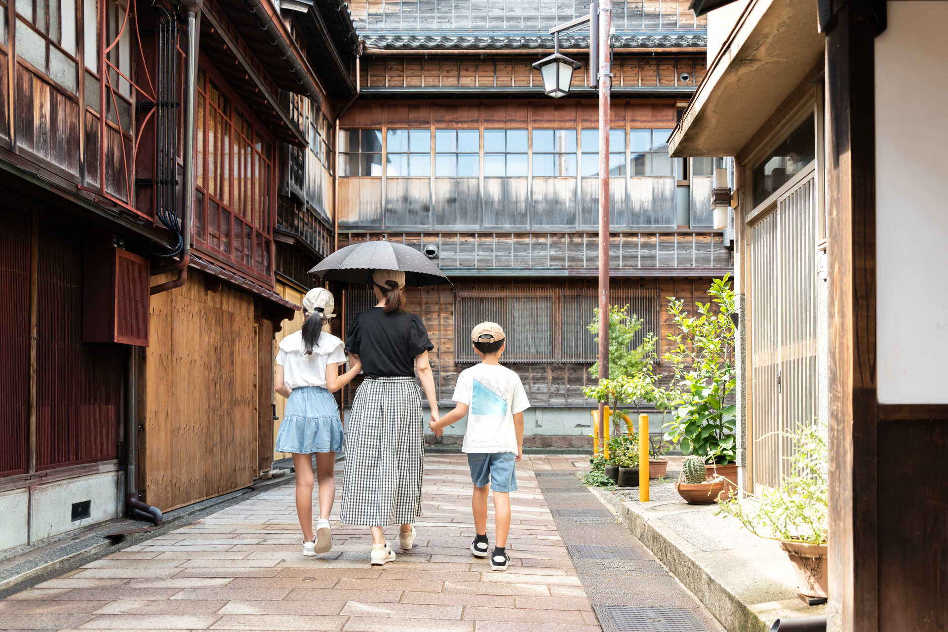 Famille voyageurs Japon