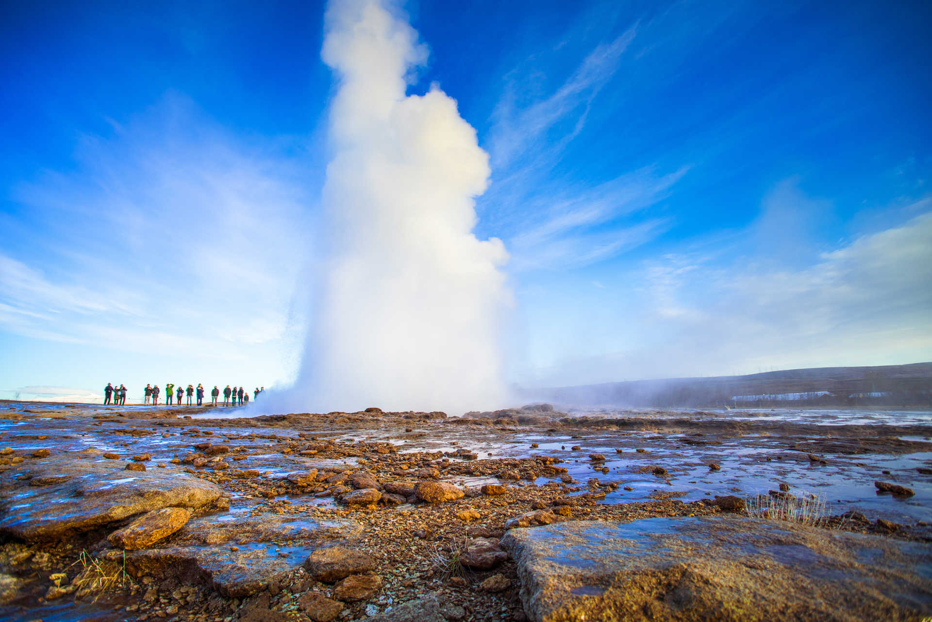 Geyser Strokkur Photo du geyser Strokkur