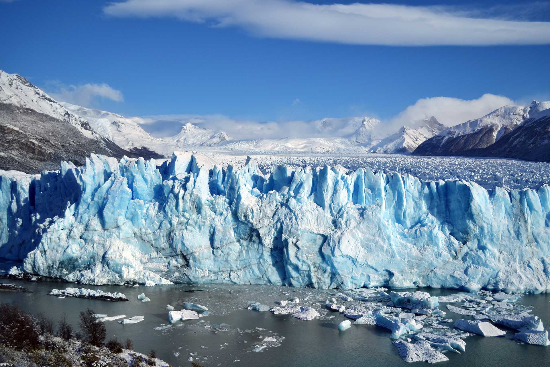 Glacier Perito Moreno en Argentine